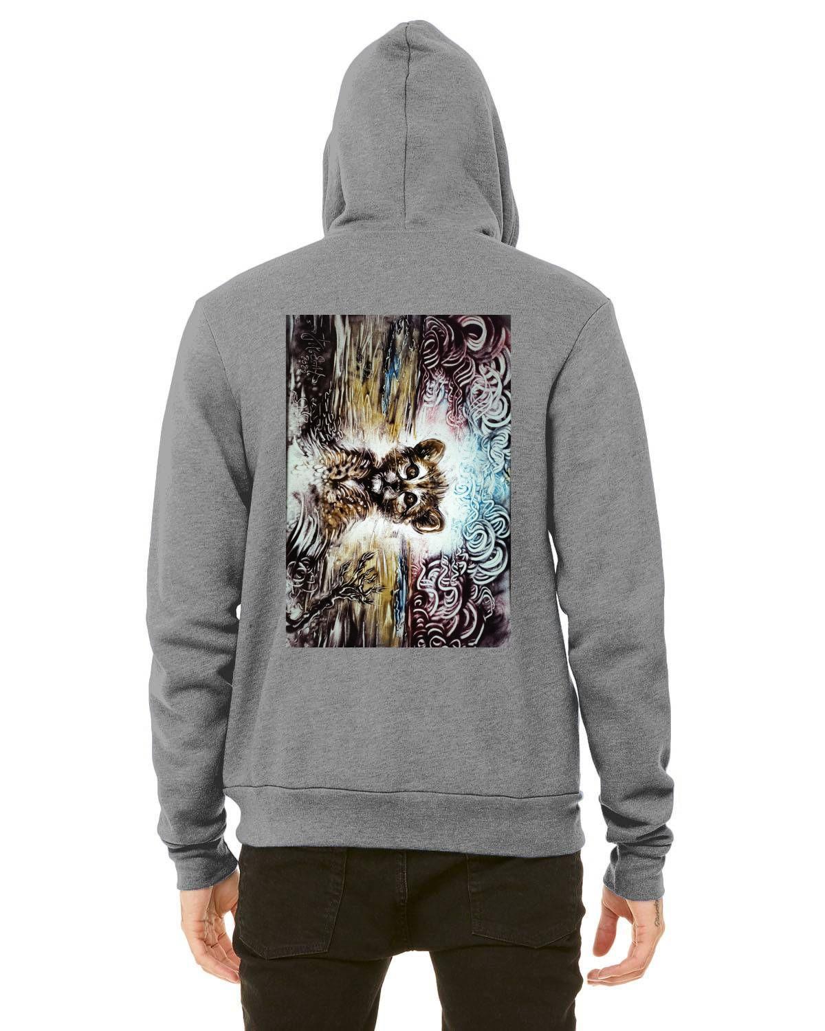 Bella + Canvas Unisex Sponge Fleece Pullover Hoodie | 3719 - Image 2