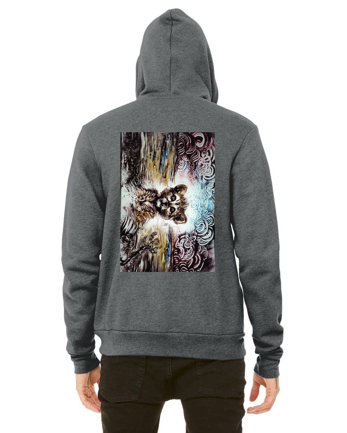 Bella + Canvas Unisex Sponge Fleece Pullover Hoodie | 3719 - Image 8