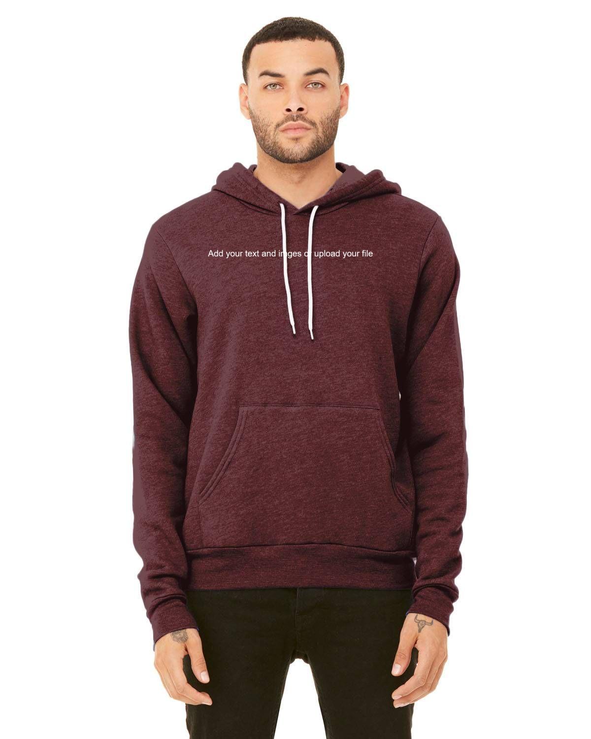 Bella + Canvas Unisex Sponge Fleece Pullover Hoodie | 3719 - Image 17