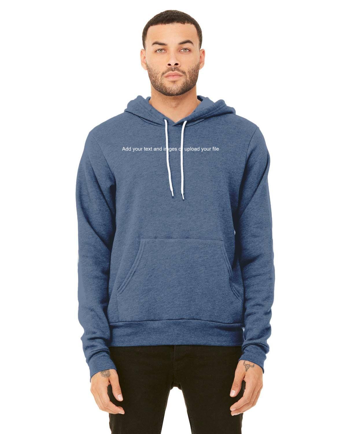 Bella + Canvas Unisex Sponge Fleece Pullover Hoodie | 3719 - Image 11