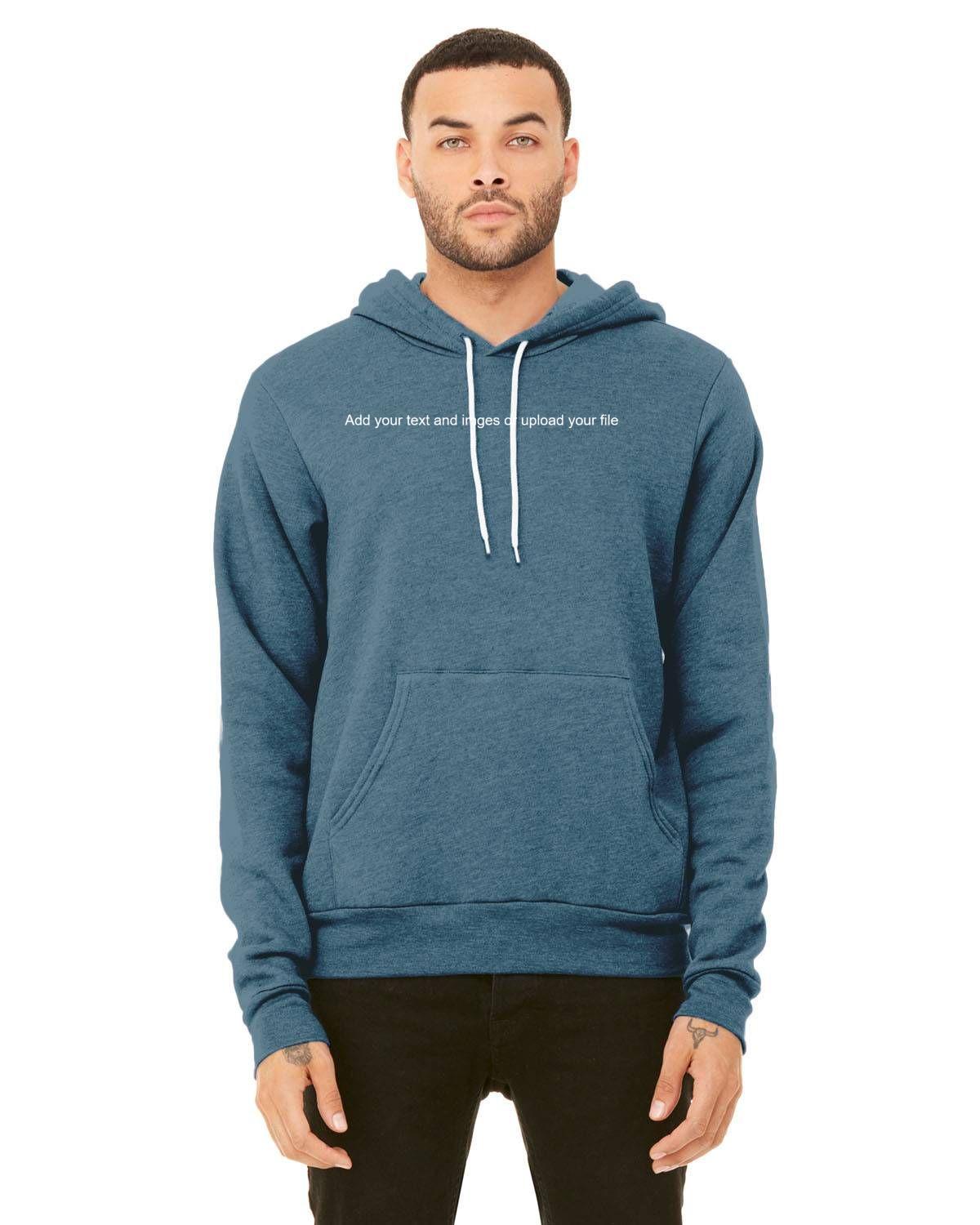Bella + Canvas Unisex Sponge Fleece Pullover Hoodie | 3719 - Image 13