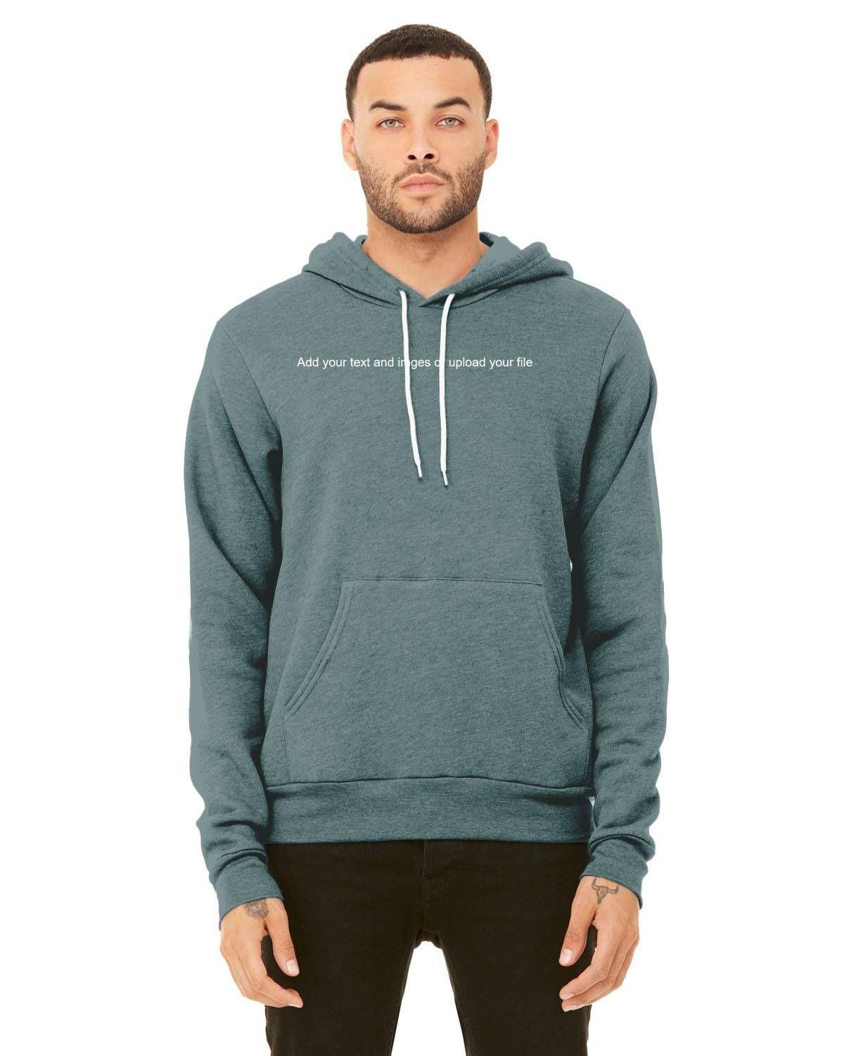 Bella + Canvas Unisex Sponge Fleece Pullover Hoodie | 3719 - Image 9