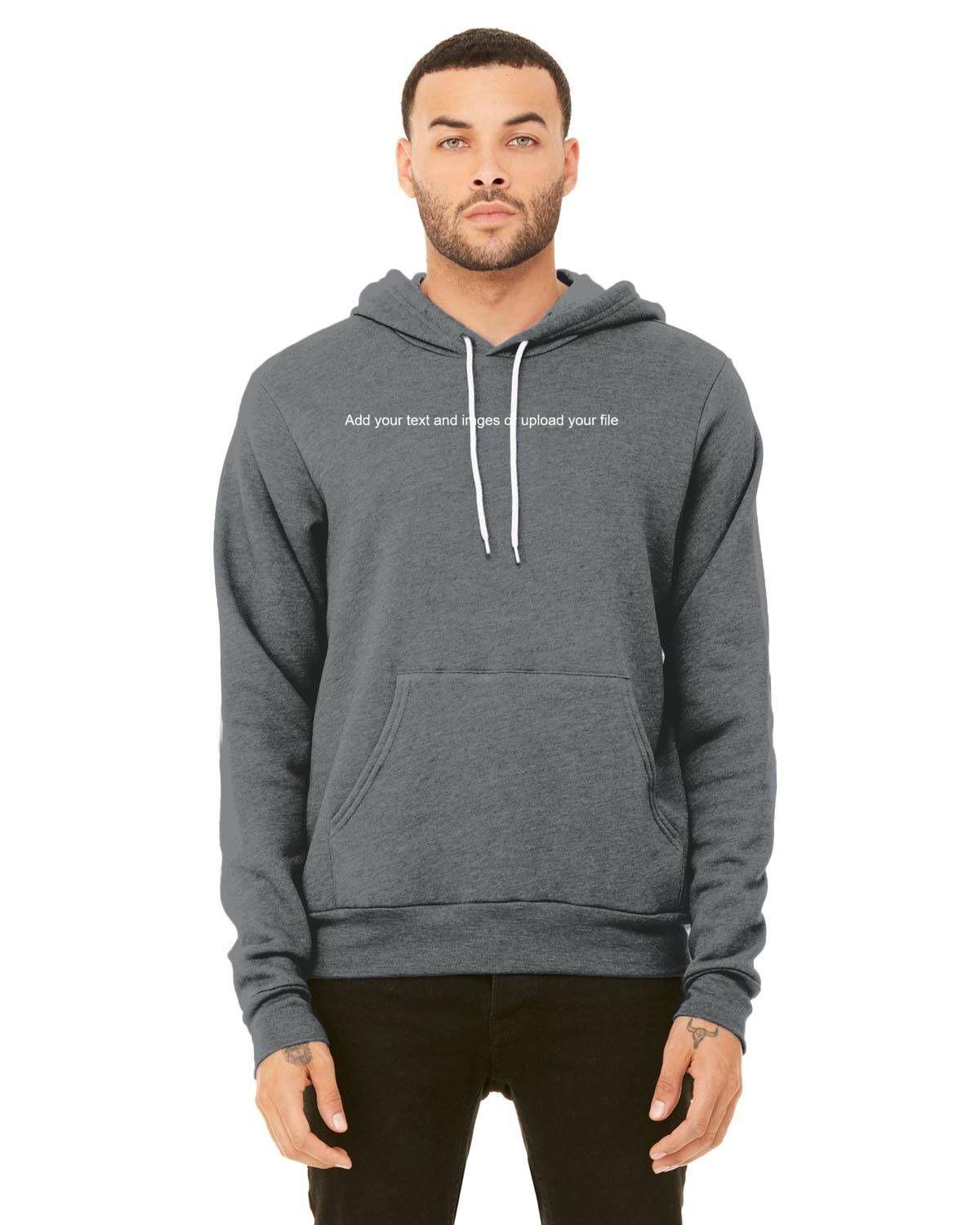 Bella + Canvas Unisex Sponge Fleece Pullover Hoodie | 3719 - Image 7