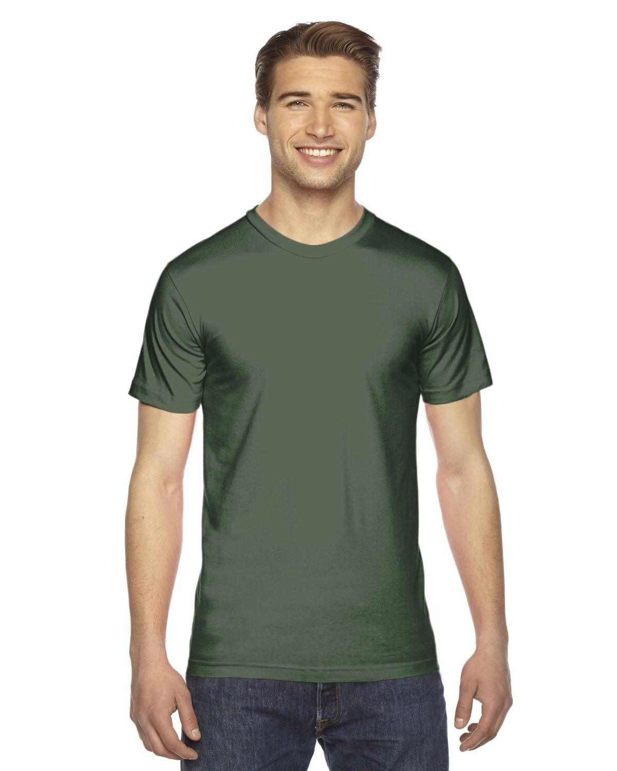 American Apparel Unisex Fine Jersey Short-Sleeve T-Shirt | 2001W - Image 11