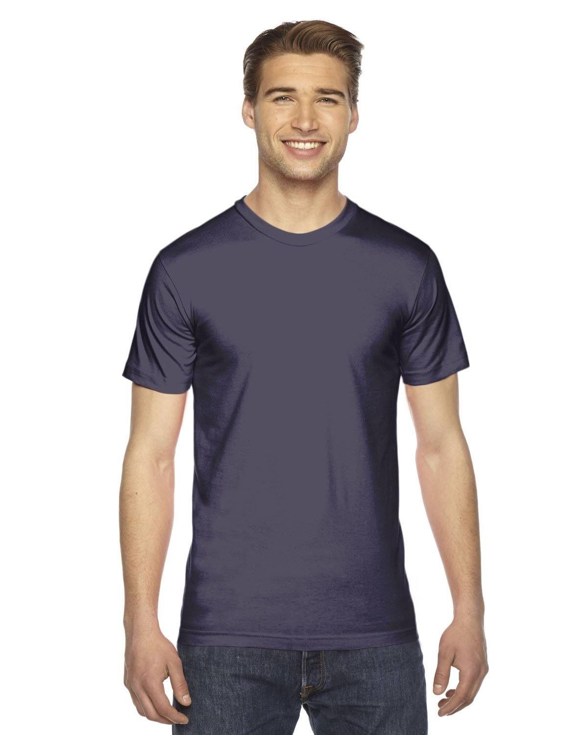 American Apparel Unisex Fine Jersey Short-Sleeve T-Shirt | 2001W - Image 2