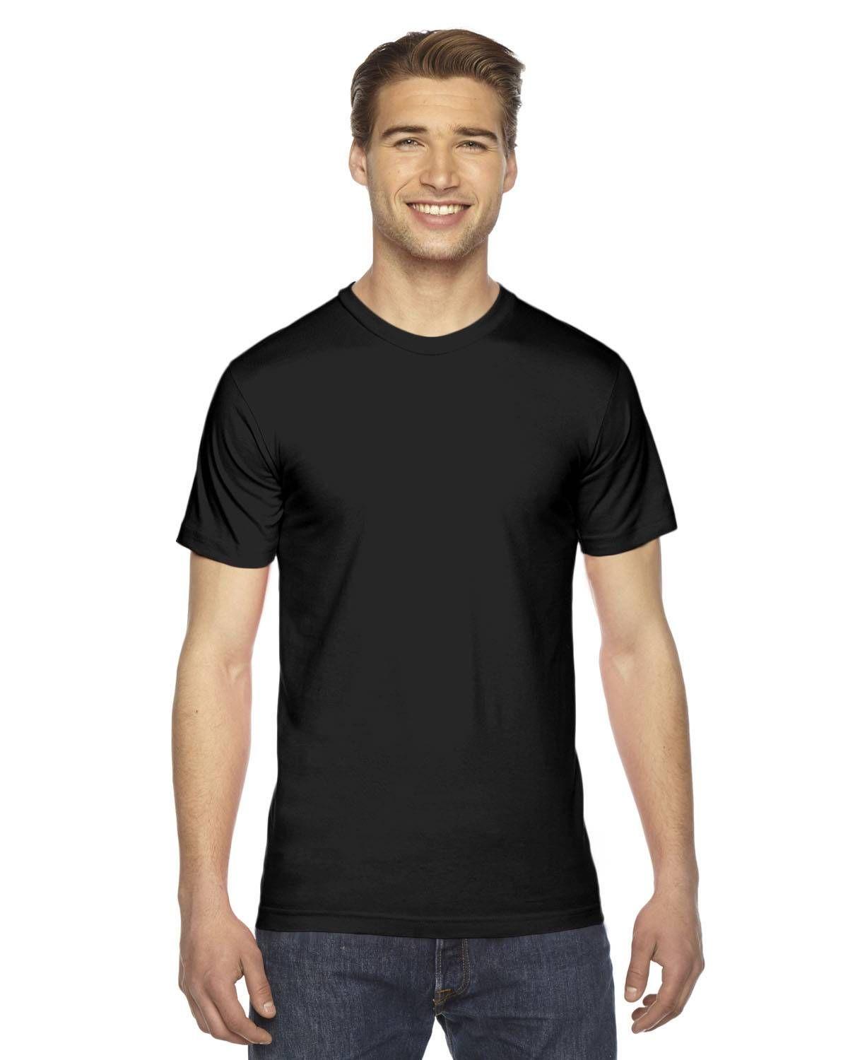American Apparel Unisex Fine Jersey Short-Sleeve T-Shirt | 2001W - Image 3