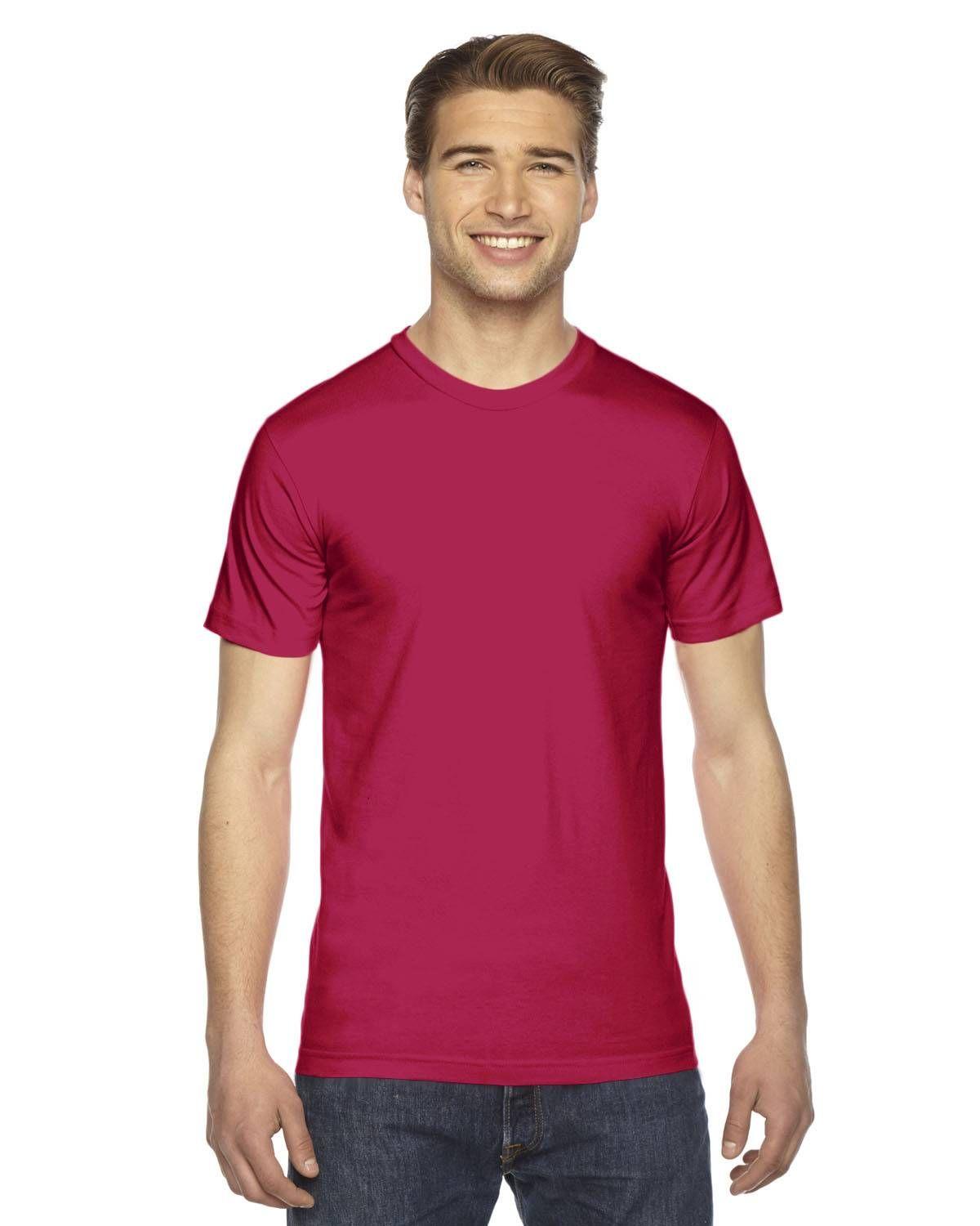 American Apparel Unisex Fine Jersey Short-Sleeve T-Shirt | 2001W - Image 5