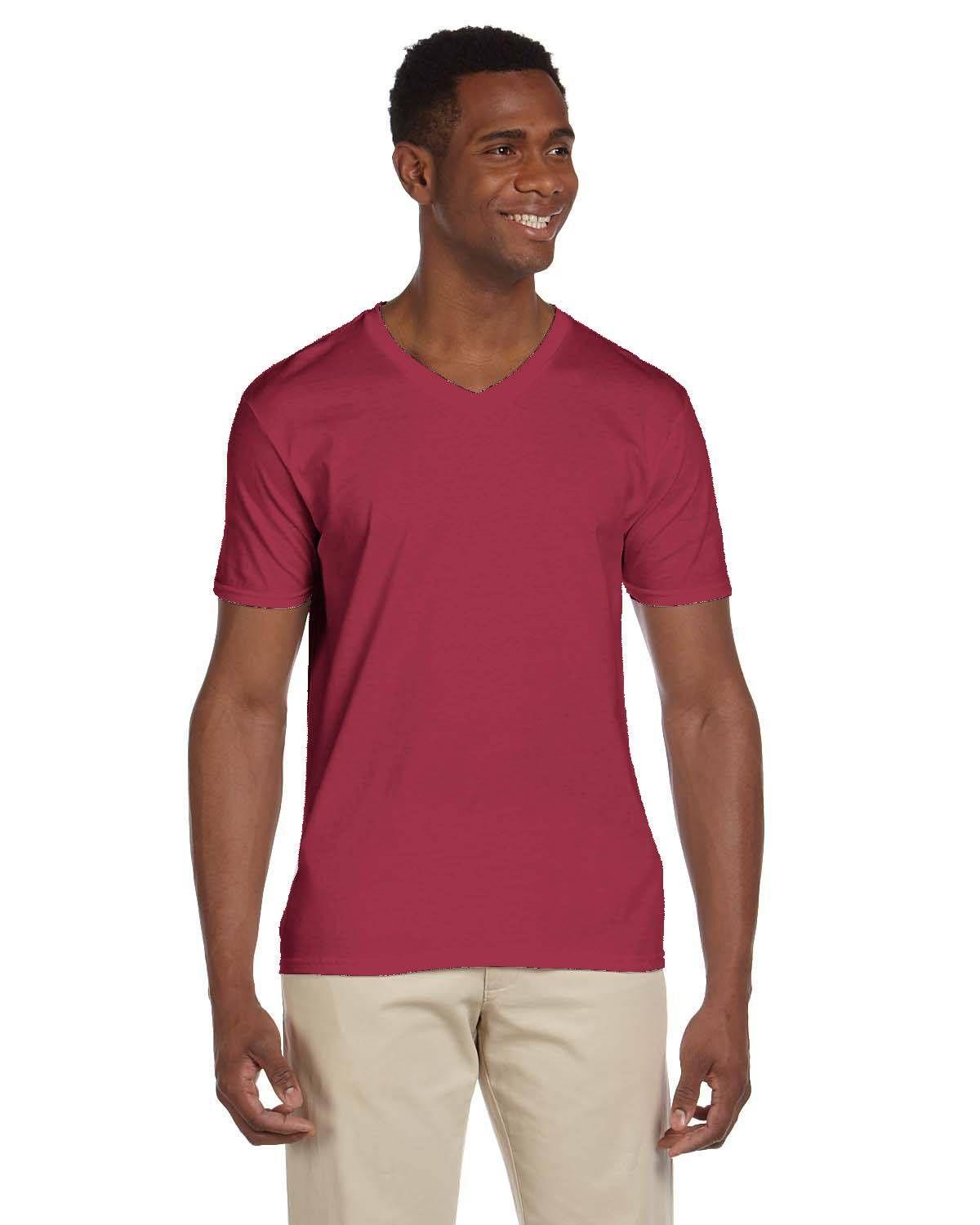 Gildan Adult Softstyle® V-Neck T-Shirt | G64V - Image 2