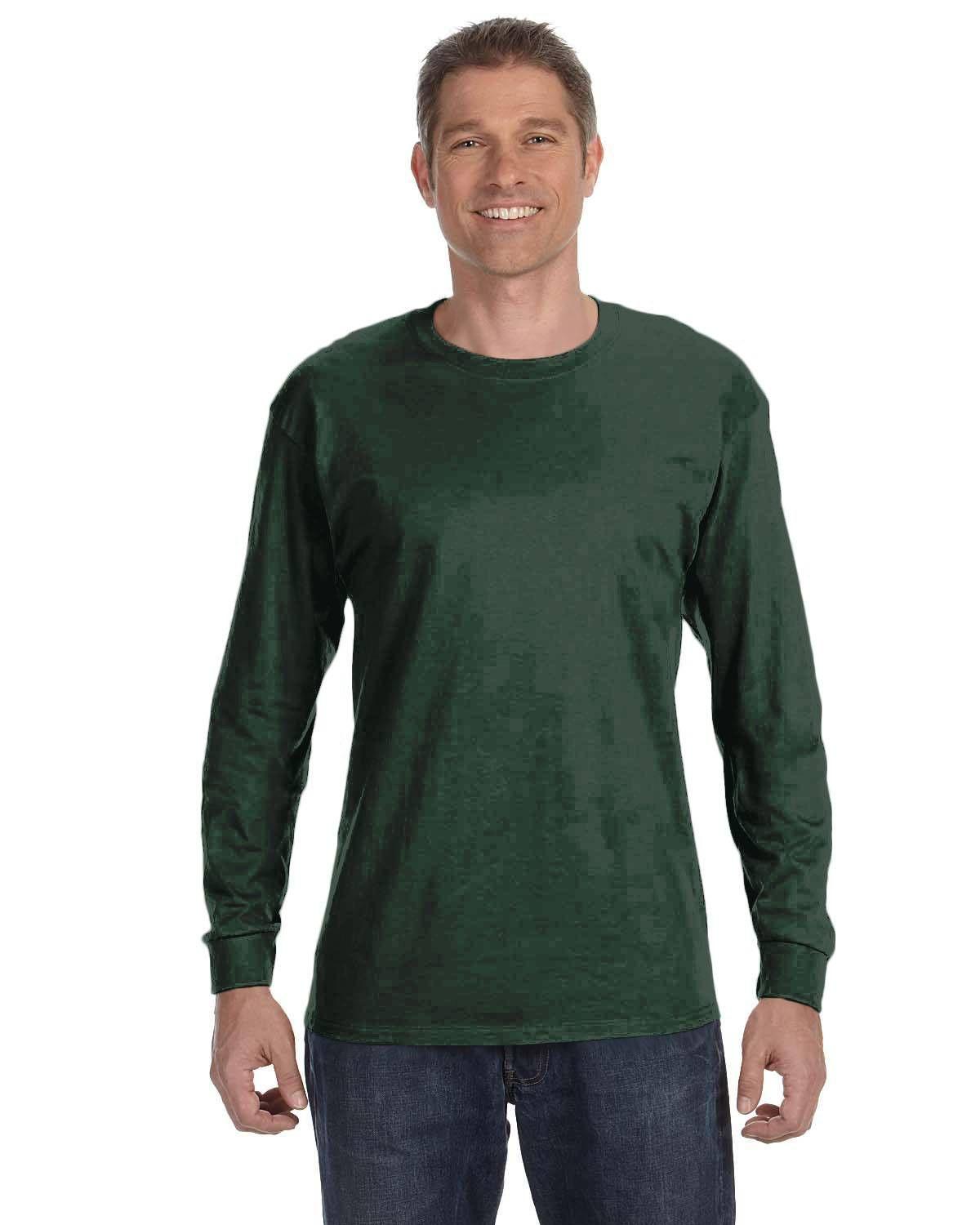 Gildan Adult Heavy Cotton 8.8 oz./lin. yd. Long-Sleeve T-Shirt | G540 - Image 4