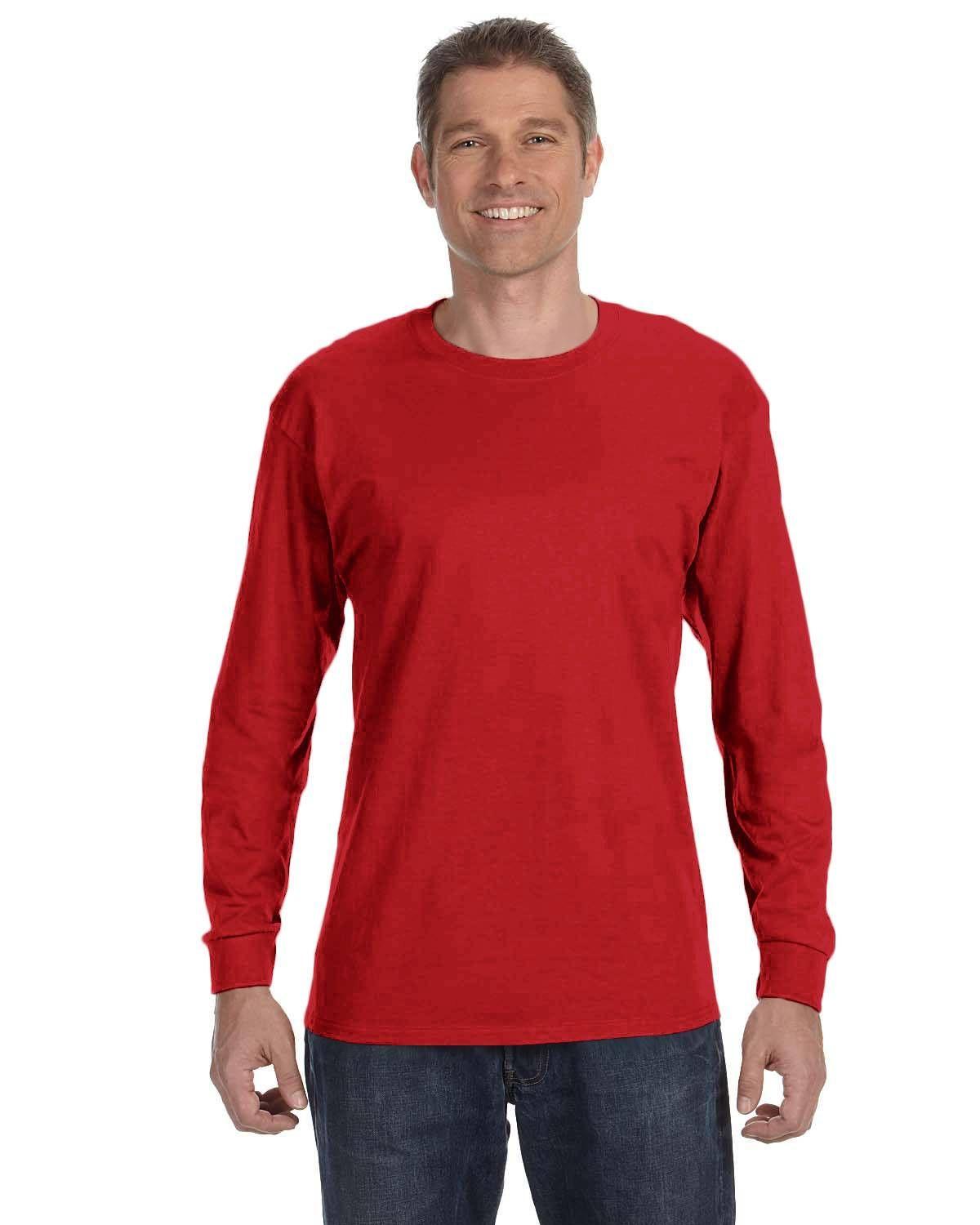 Gildan Adult Heavy Cotton 8.8 oz./lin. yd. Long-Sleeve T-Shirt | G540 - Image 9