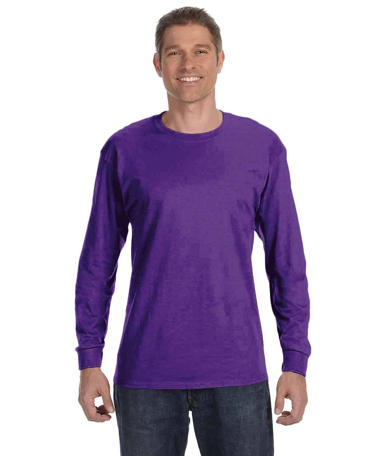 Gildan Adult Heavy Cotton 8.8 oz./lin. yd. Long-Sleeve T-Shirt | G540 - Image 8