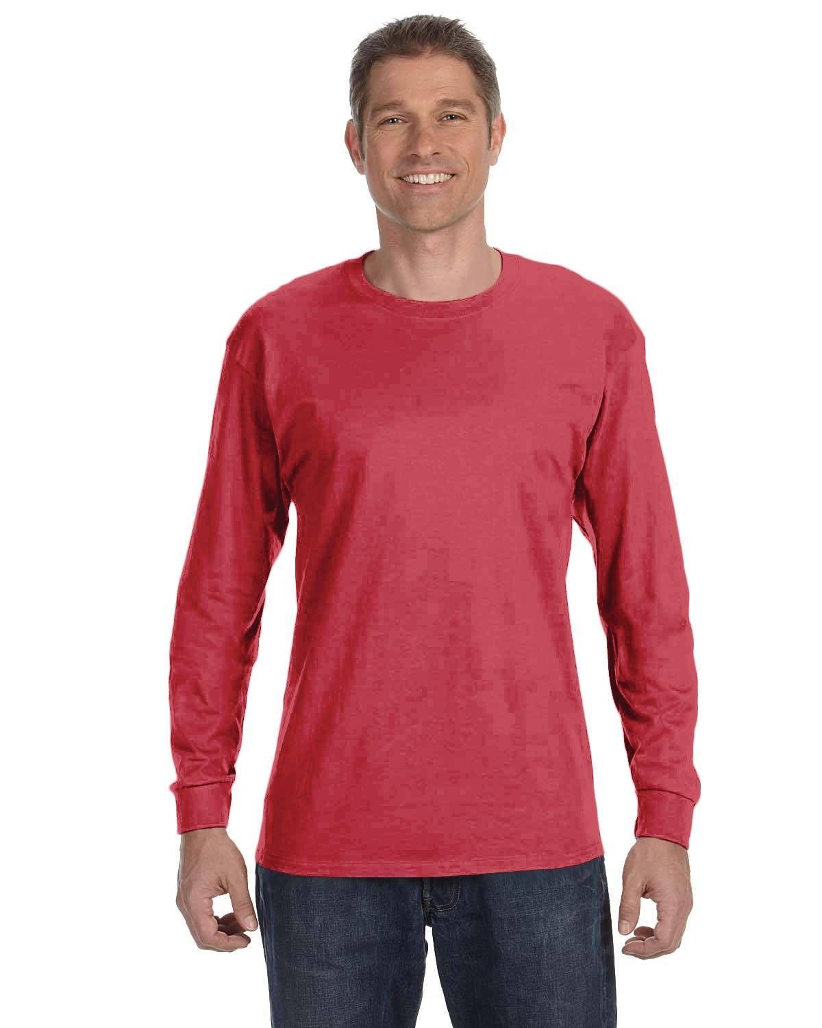 Gildan Adult Heavy Cotton 8.8 oz./lin. yd. Long-Sleeve T-Shirt | G540 - Image 3