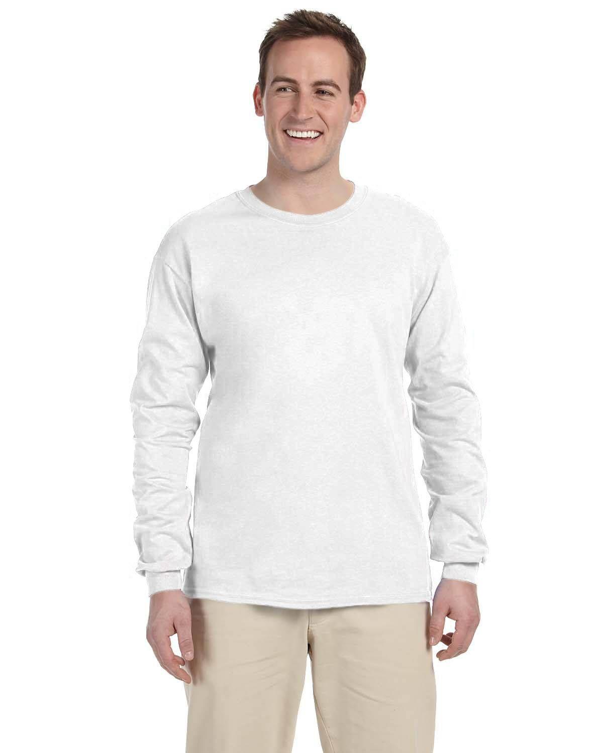 Gildan Adult Ultra Cotton 10 oz./lin. yd. Long-Sleeve T-Shirt | G240 - Image 12
