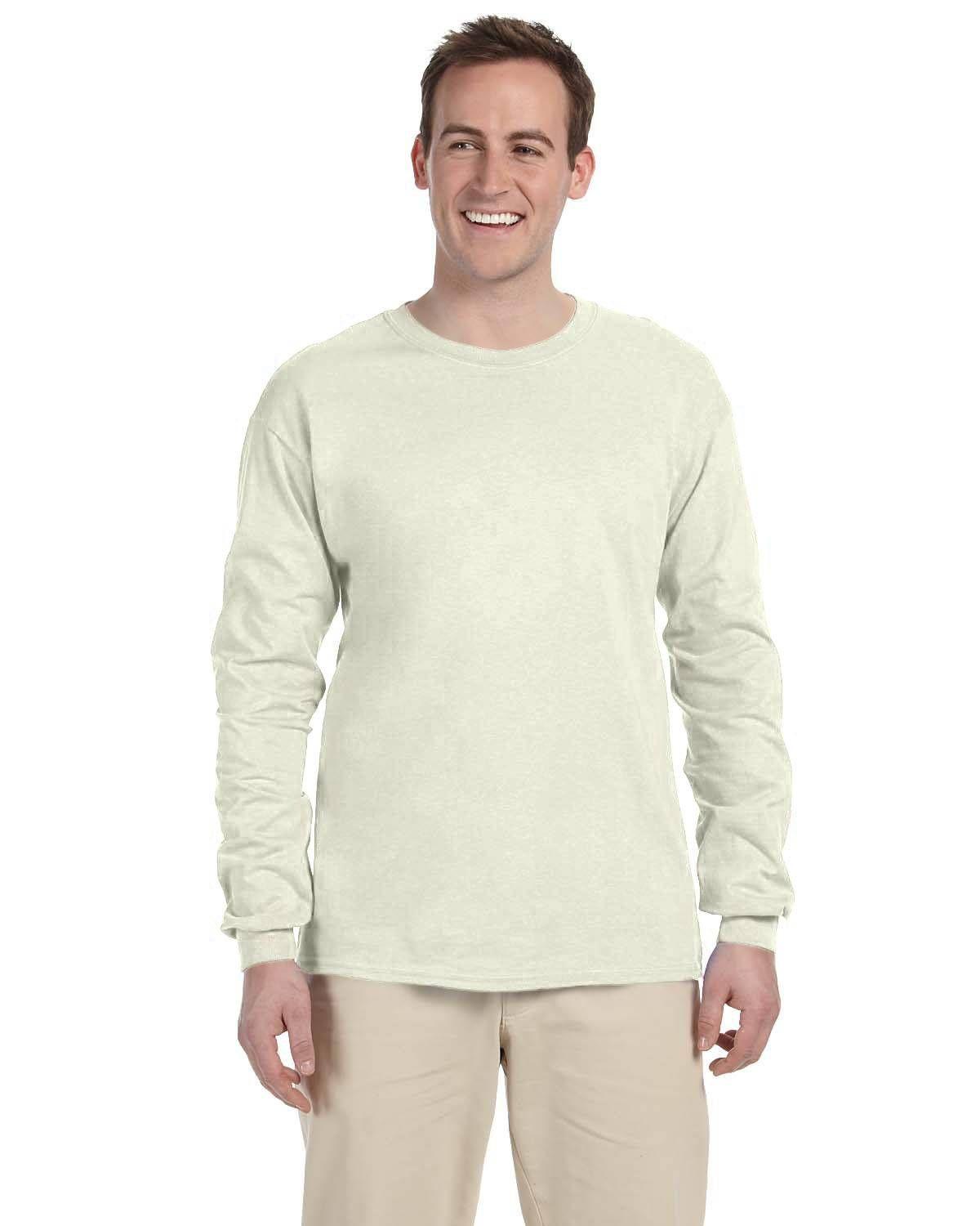 Gildan Adult Ultra Cotton 10 oz./lin. yd. Long-Sleeve T-Shirt | G240 - Image 10