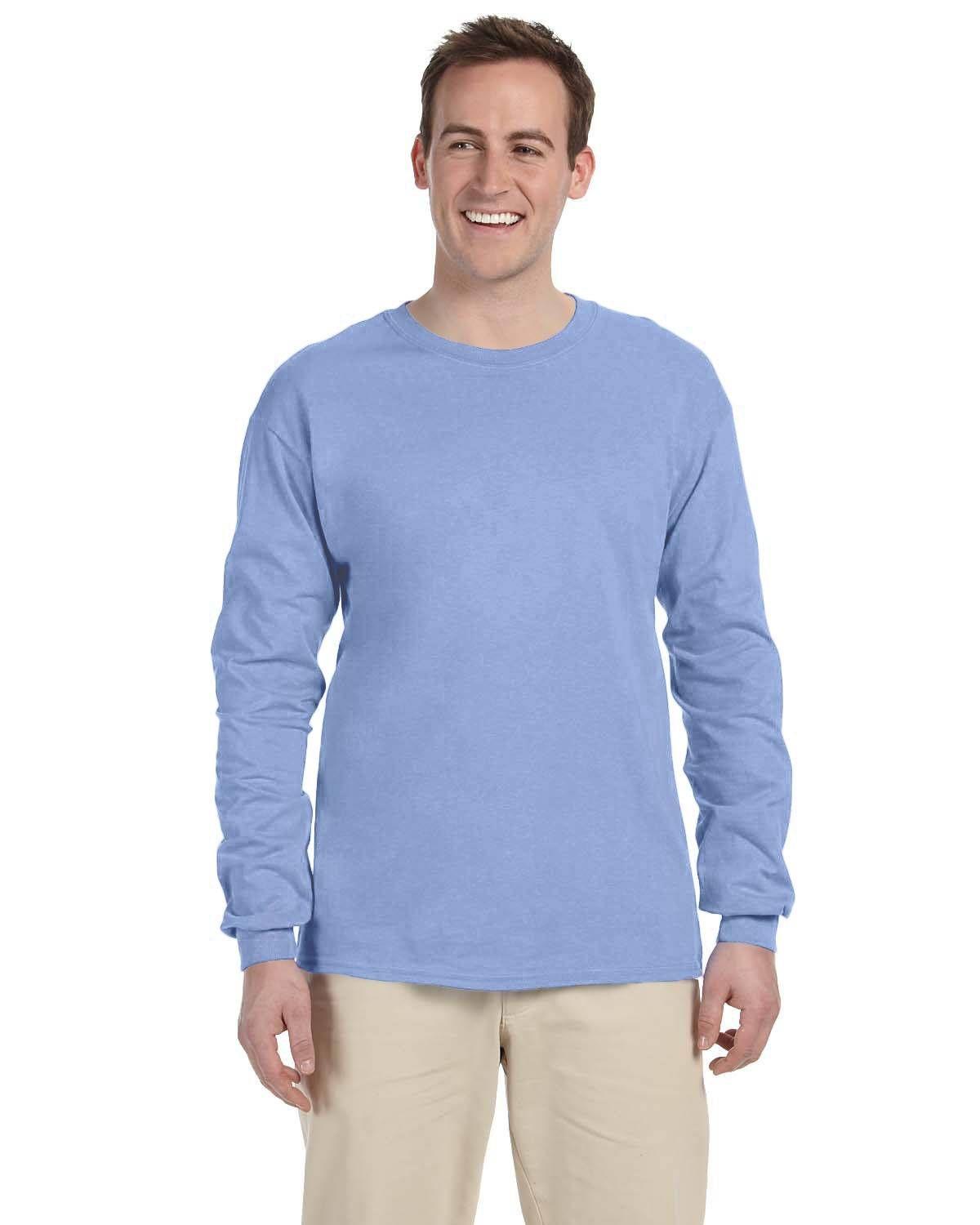 Gildan Adult Ultra Cotton 10 oz./lin. yd. Long-Sleeve T-Shirt | G240 - Image 7