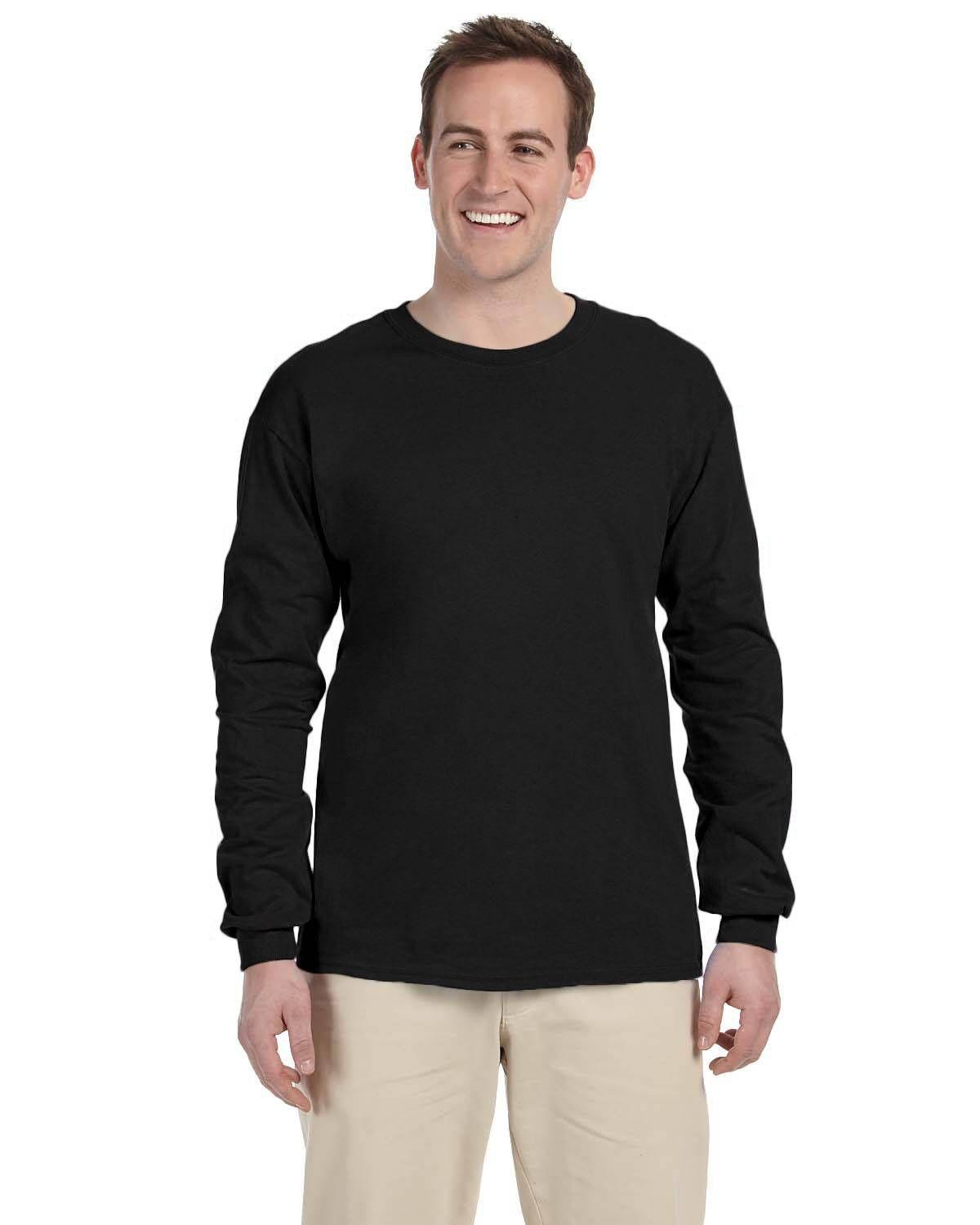 Gildan Adult Ultra Cotton 10 oz./lin. yd. Long-Sleeve T-Shirt | G240 - Image 2