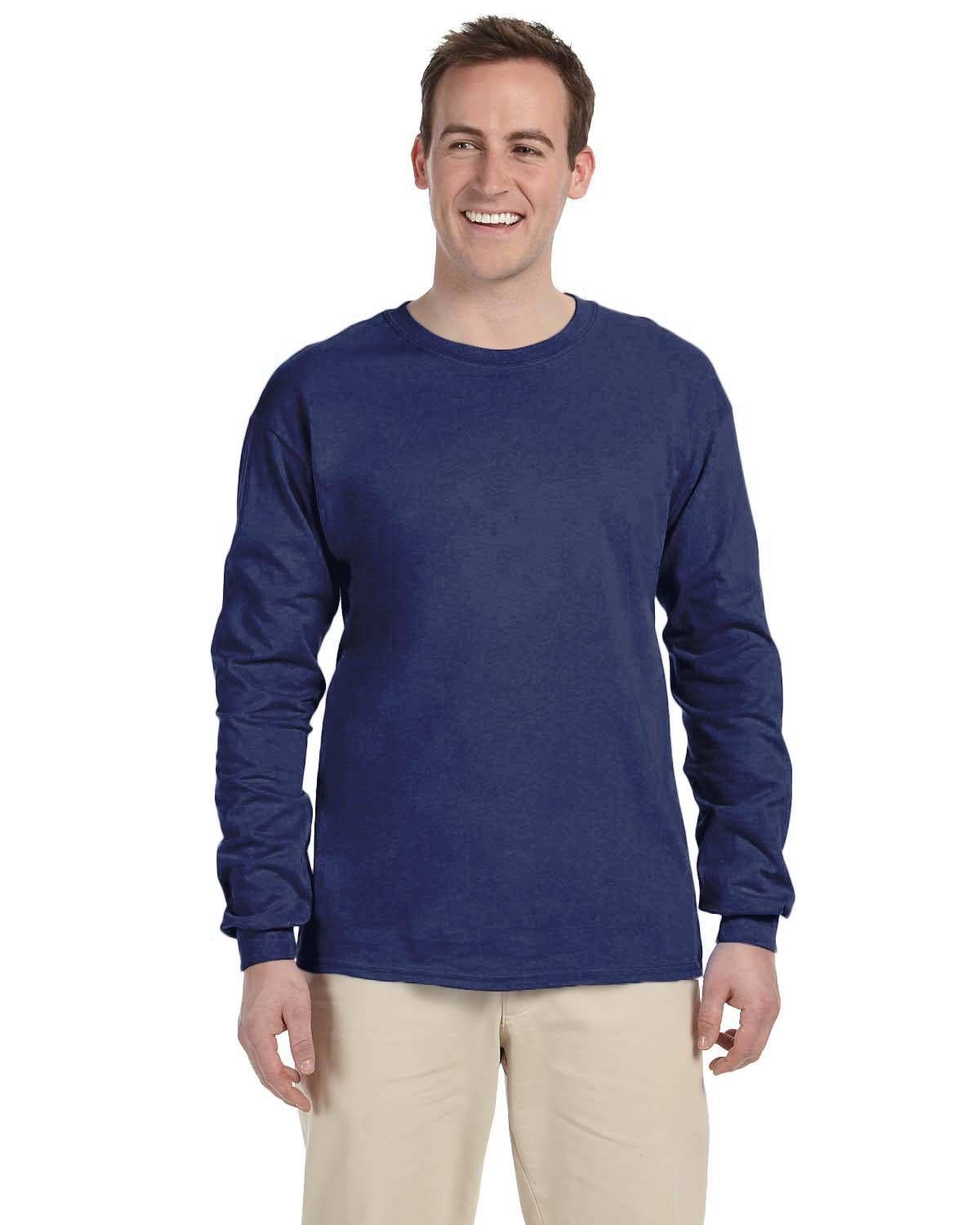 Gildan Adult Ultra Cotton 10 oz./lin. yd. Long-Sleeve T-Shirt | G240 - Image 11