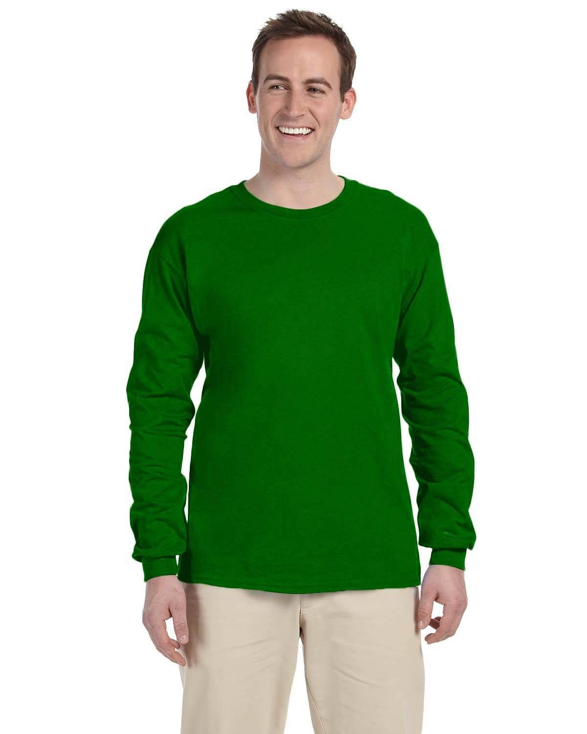 Gildan Adult Ultra Cotton 10 oz./lin. yd. Long-Sleeve T-Shirt | G240 - Image 6