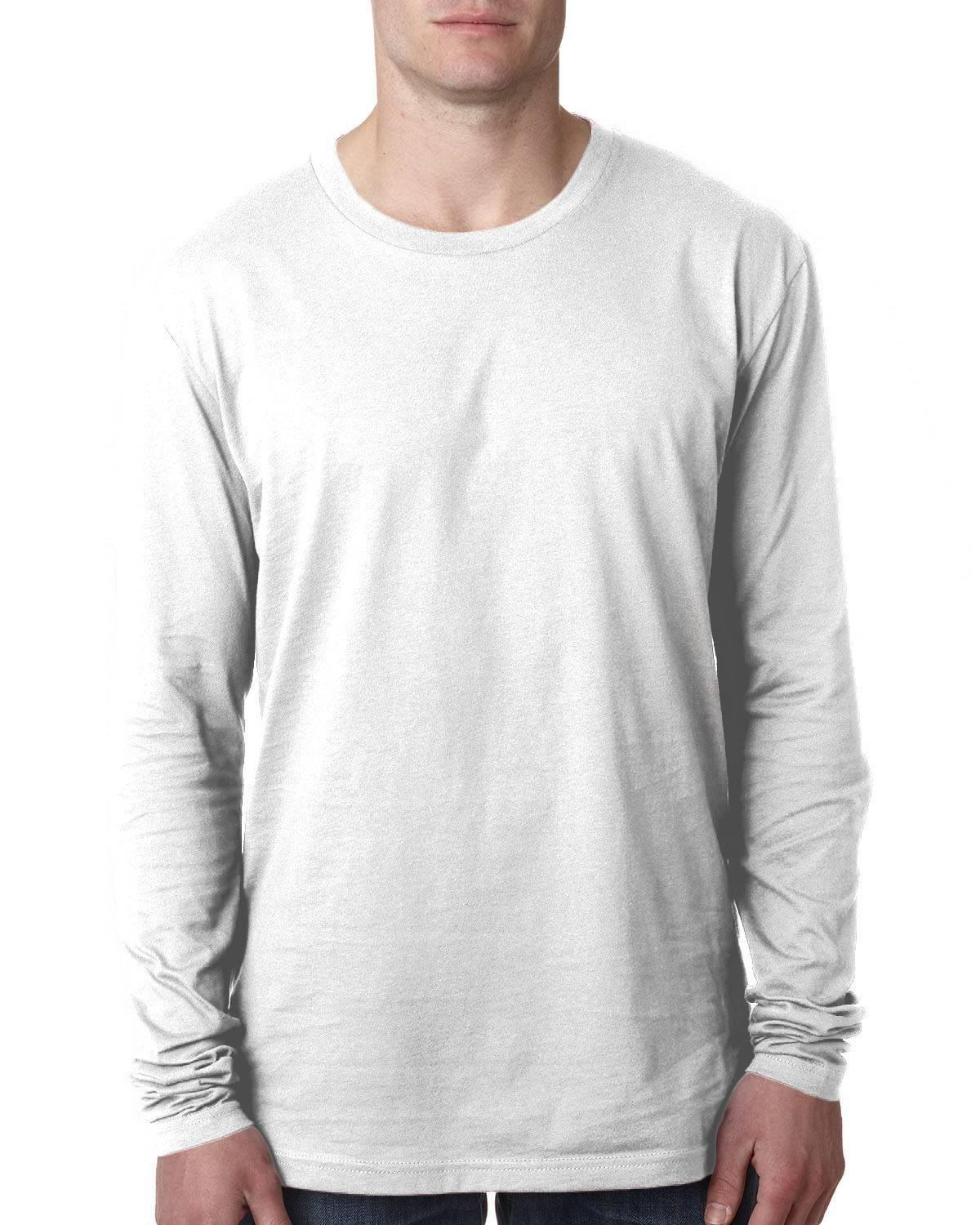 Next Level Men's Cotton Long-Sleeve Crew | N3601 - Image 7