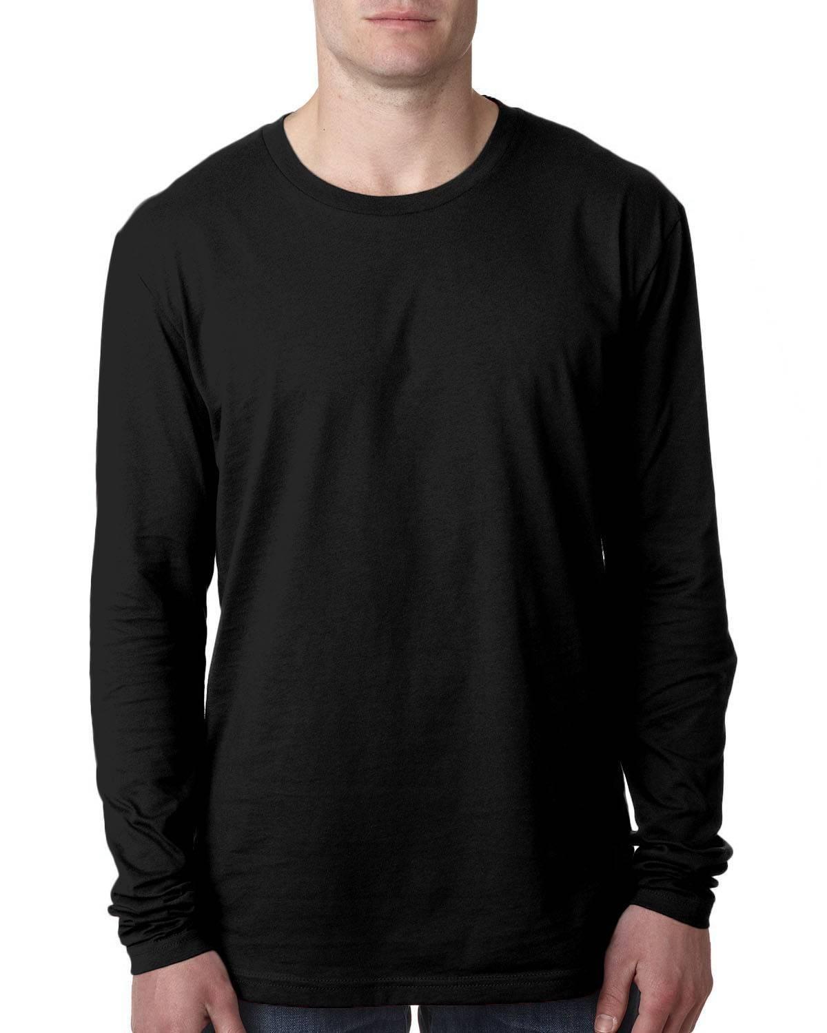 Next Level Men's Cotton Long-Sleeve Crew | N3601