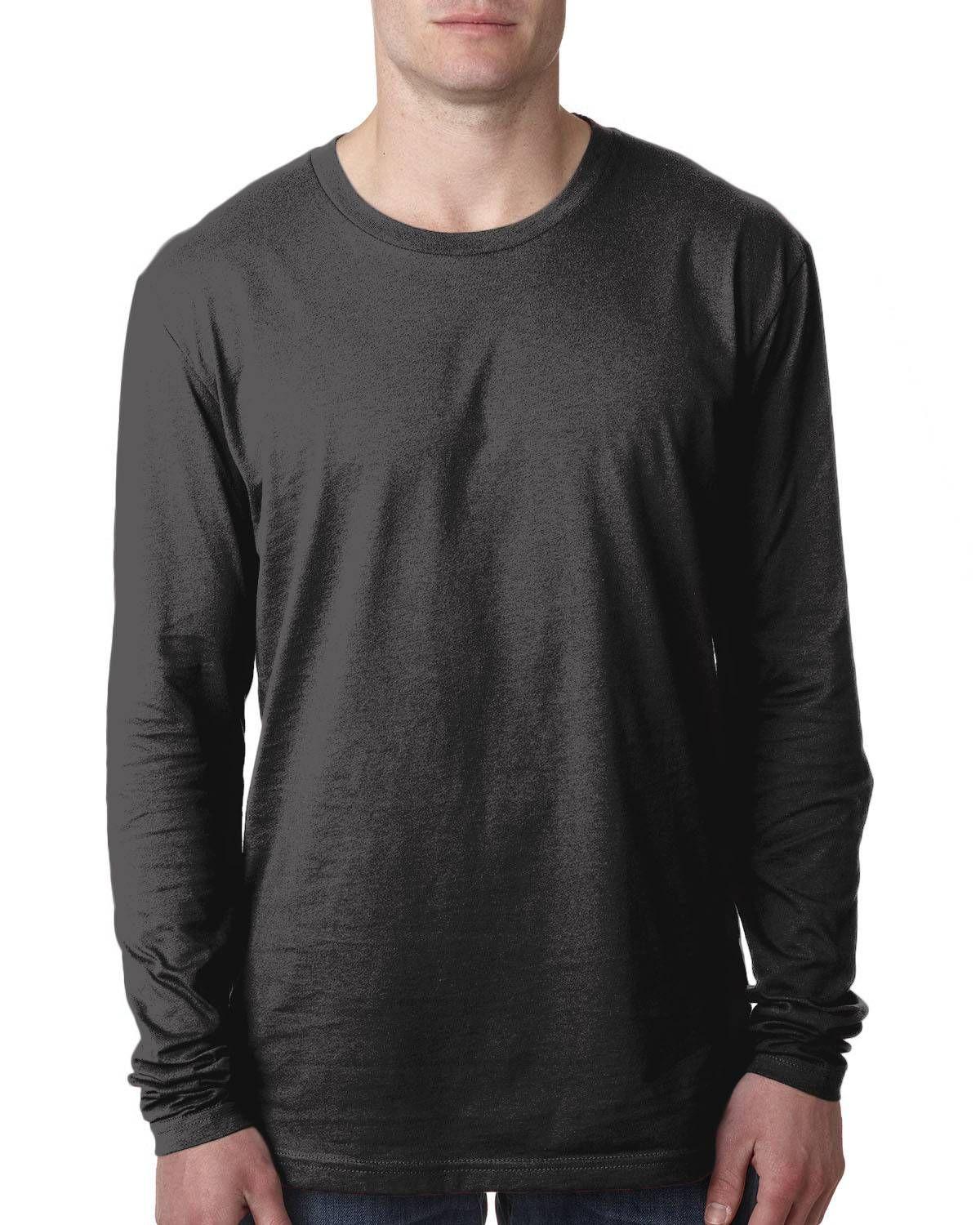 Next Level Men's Cotton Long-Sleeve Crew | N3601 - Image 4