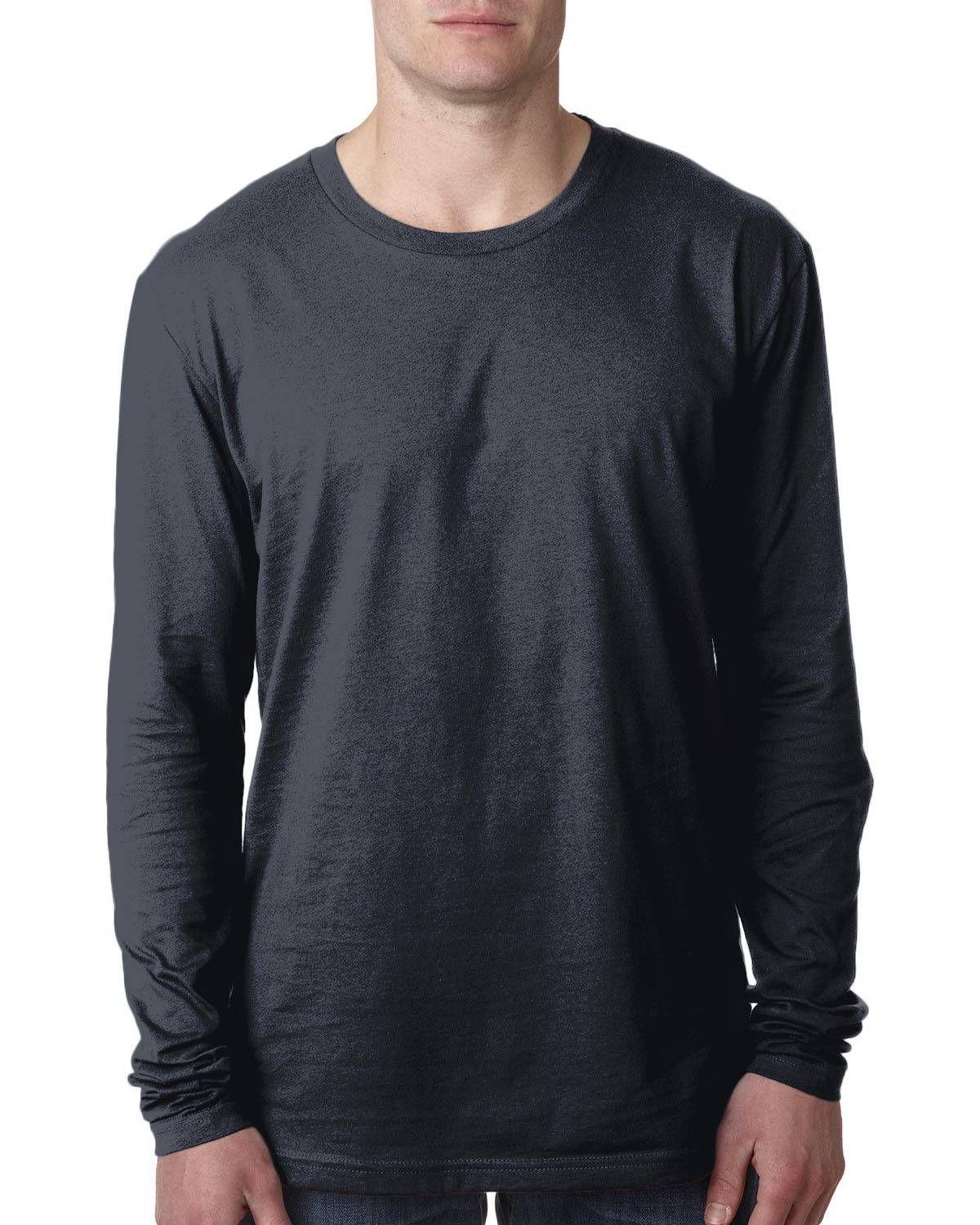 Next Level Men's Cotton Long-Sleeve Crew | N3601 - Image 5