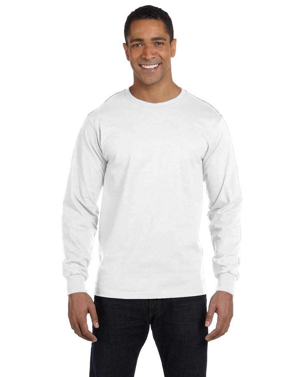 Gildan Adult 50/50 Long-Sleeve T-Shirt | G840 - Image 13