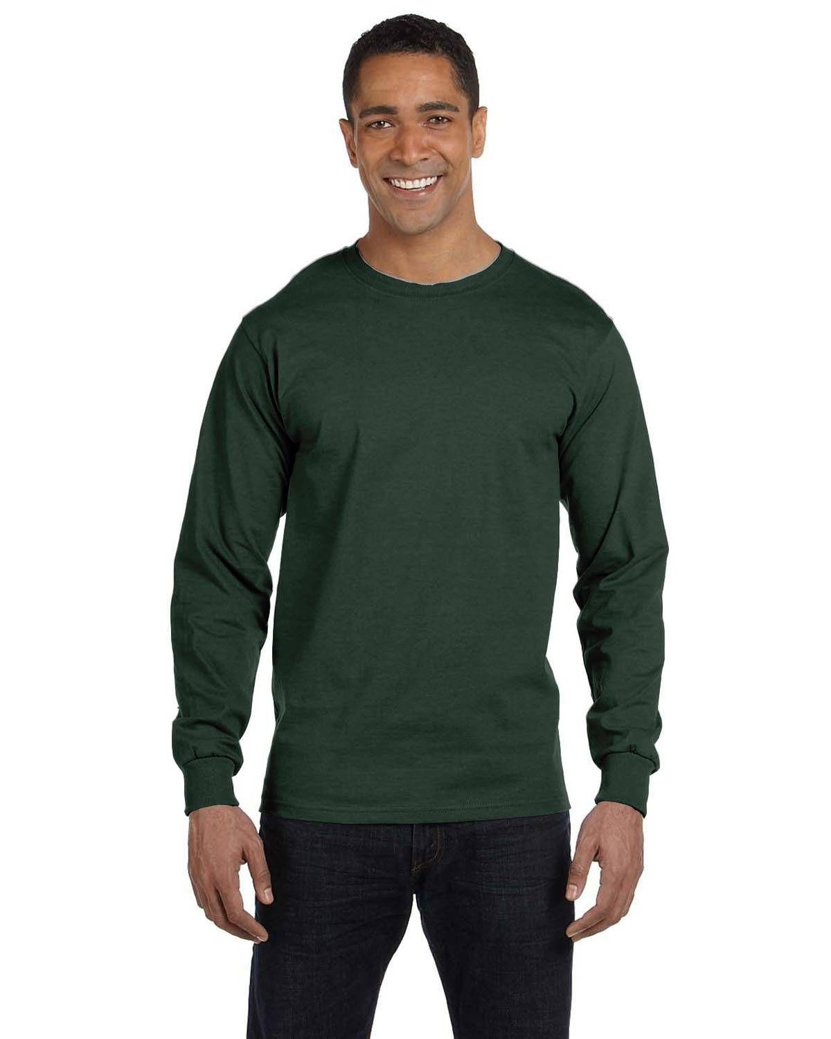 Gildan Adult 50/50 Long-Sleeve T-Shirt | G840 - Image 4