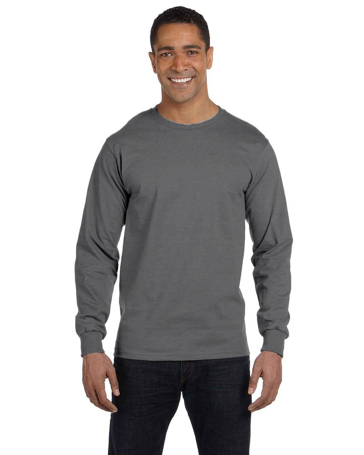 Gildan Adult 50/50 Long-Sleeve T-Shirt | G840 - Image 3