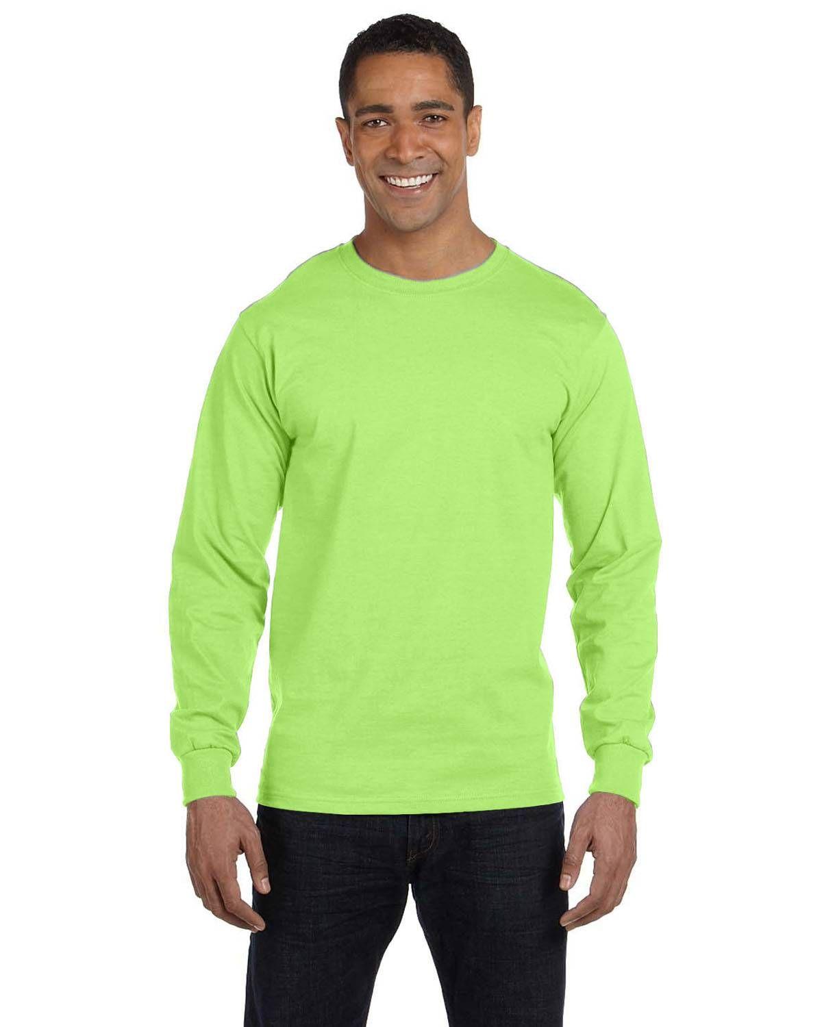 Gildan Adult 50/50 Long-Sleeve T-Shirt | G840 - Image 11