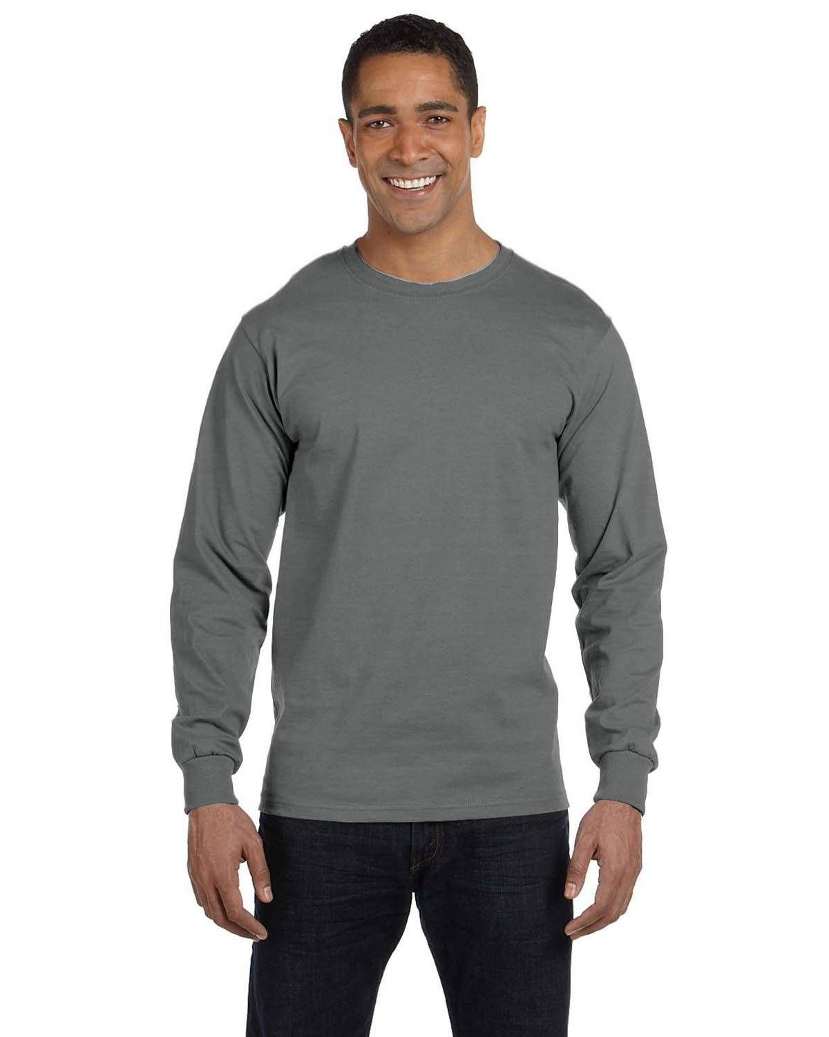 Gildan Adult 50/50 Long-Sleeve T-Shirt | G840 - Image 5