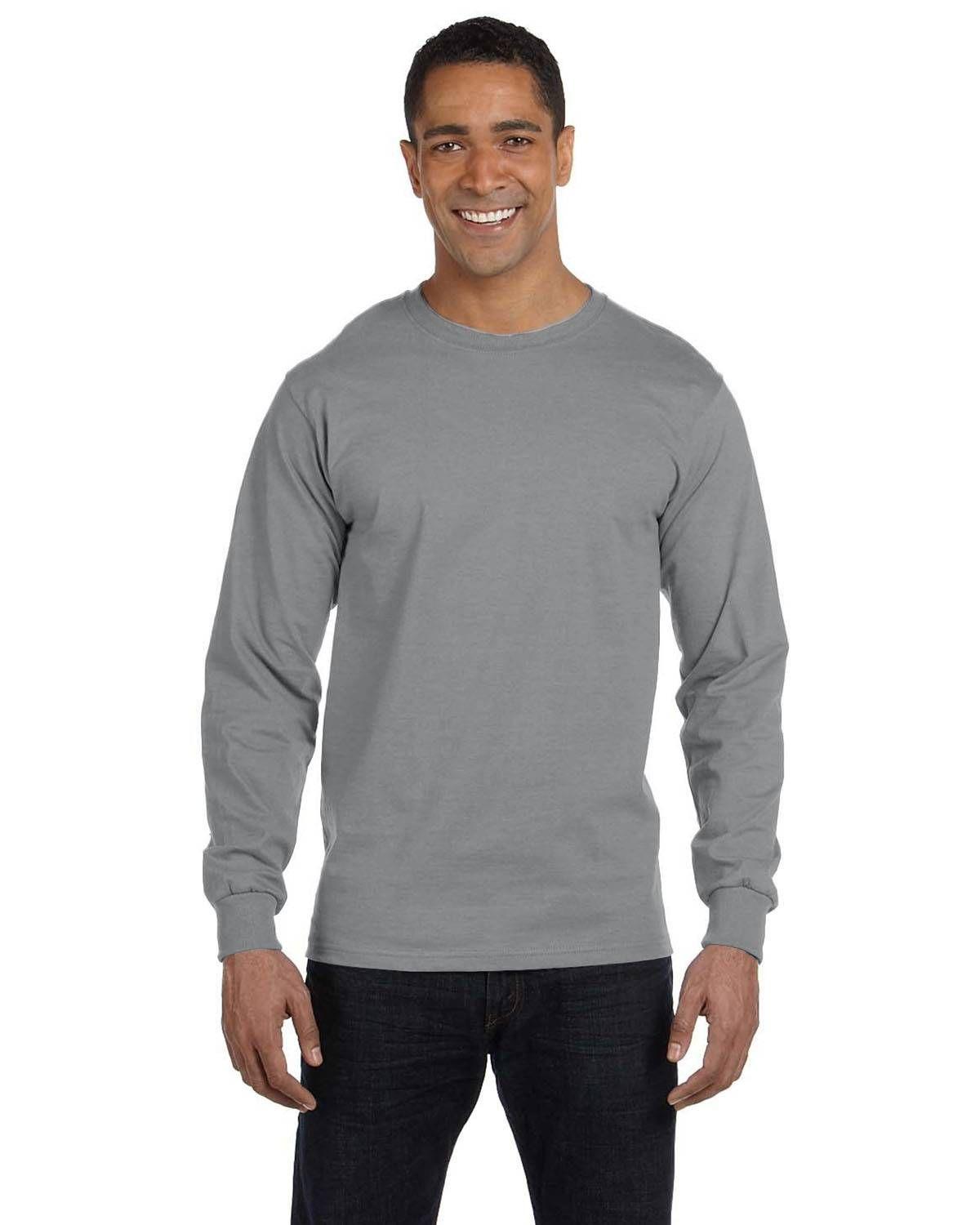 Gildan Adult 50/50 Long-Sleeve T-Shirt | G840 - Image 12