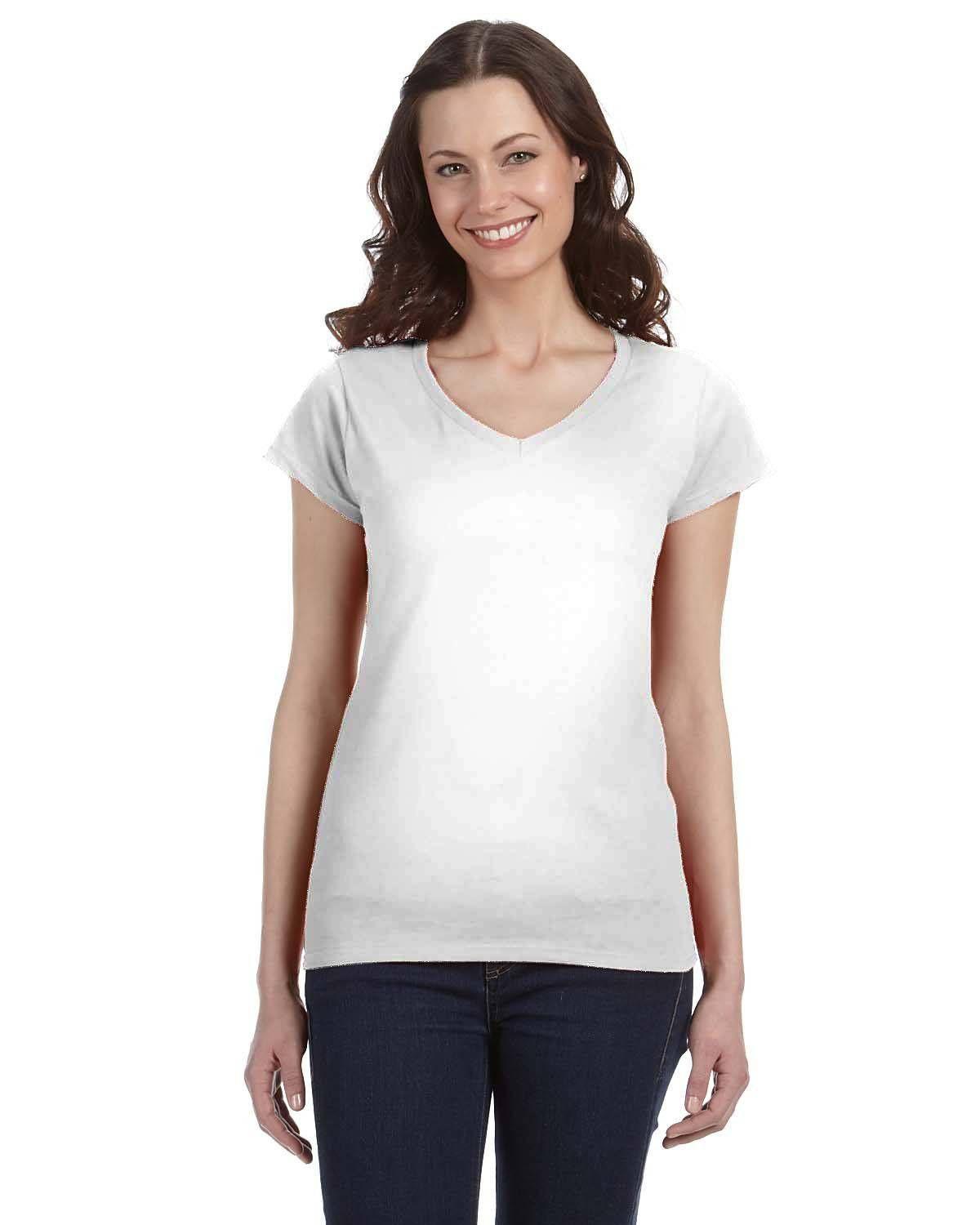Gildan Ladies' SoftStyle® Fitted V-Neck T-Shirt | G64VL - Image 5