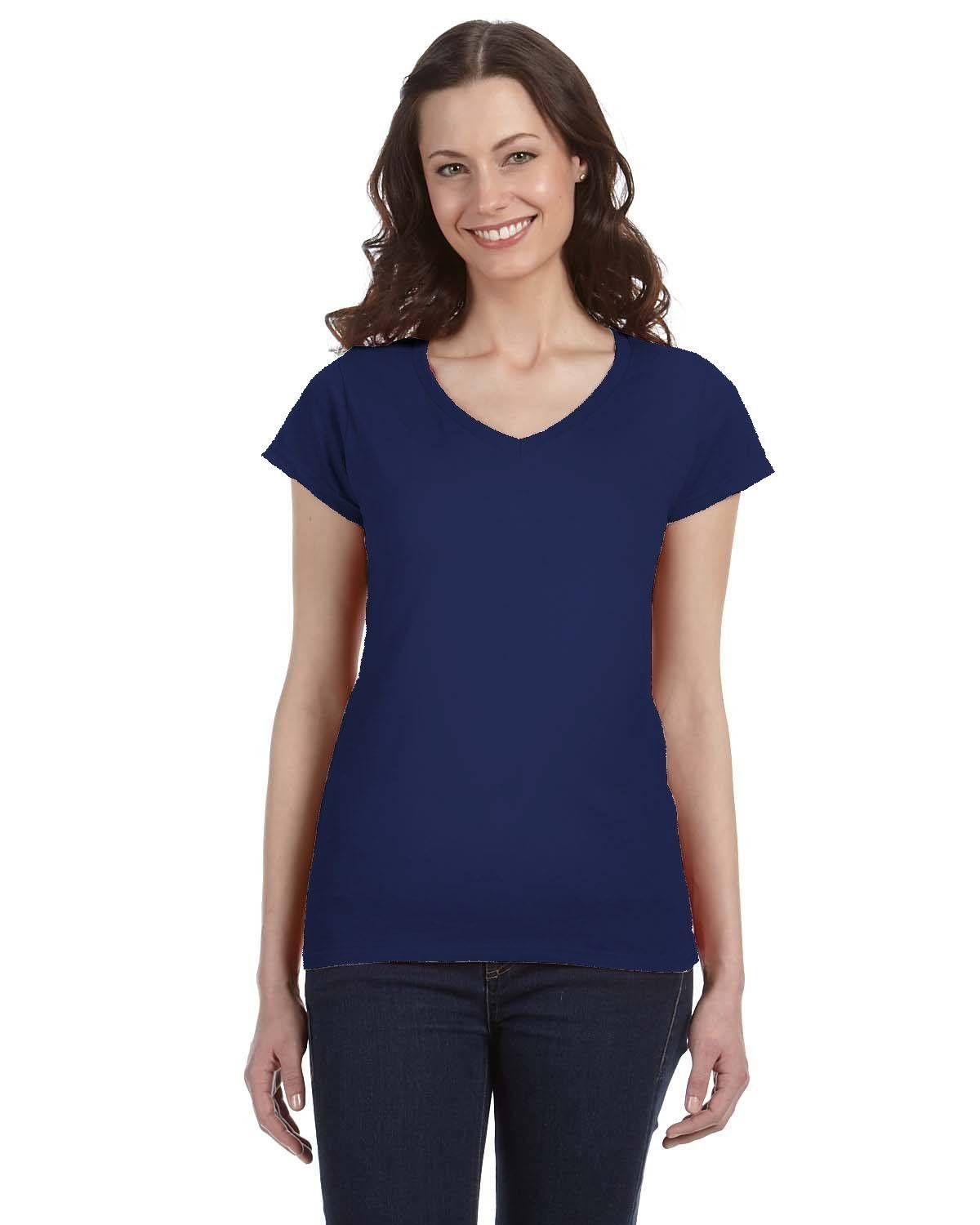 Gildan Ladies' SoftStyle® Fitted V-Neck T-Shirt | G64VL - Image 3