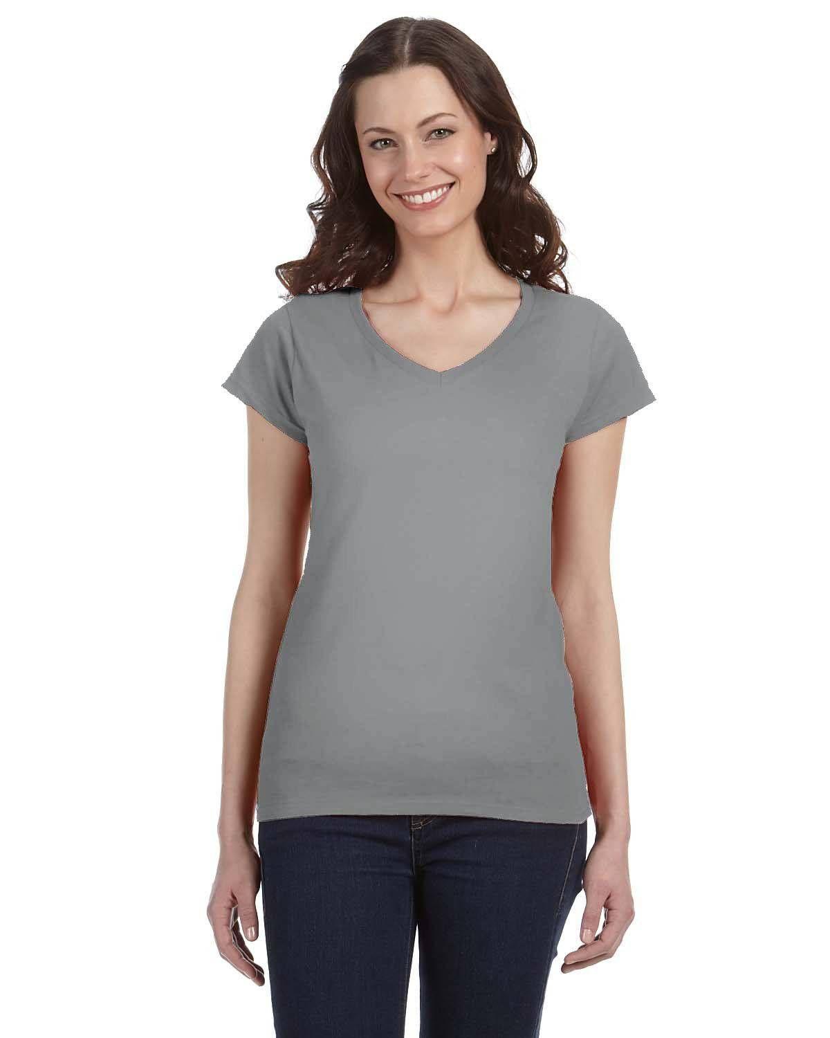 Gildan Ladies' SoftStyle® Fitted V-Neck T-Shirt | G64VL - Image 4