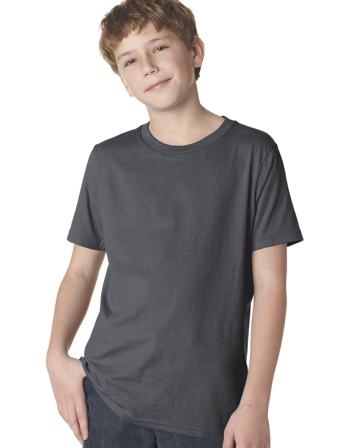 Next Level Youth Boys Cotton Crew | 3310 - Image 3