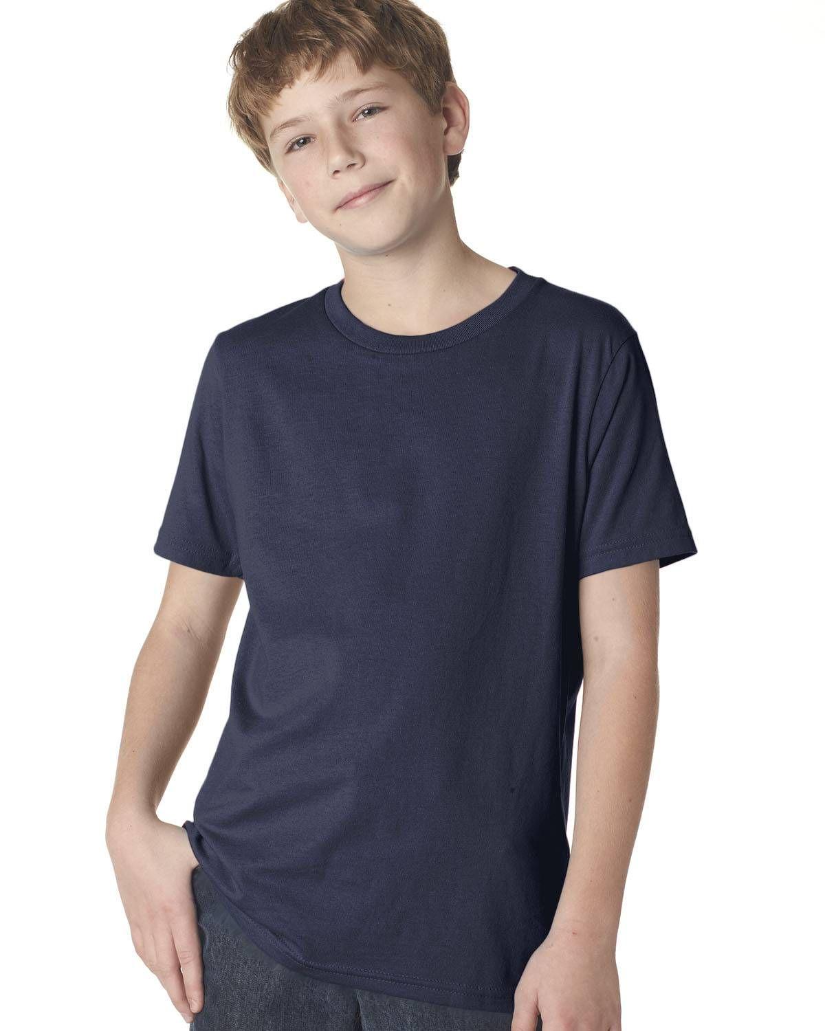 Next Level Youth Boys Cotton Crew | 3310 - Image 4
