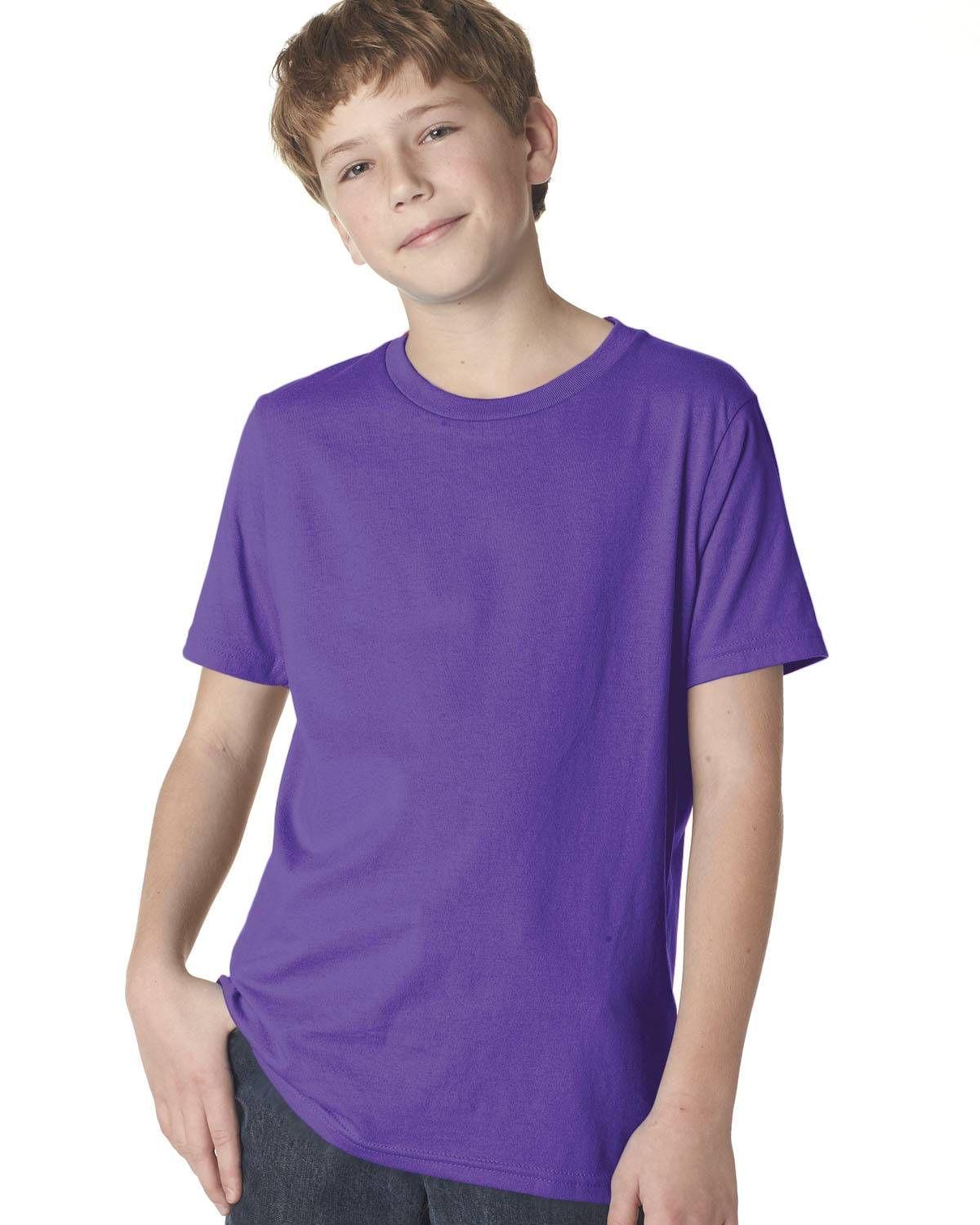 Next Level Youth Boys Cotton Crew | 3310 - Image 5