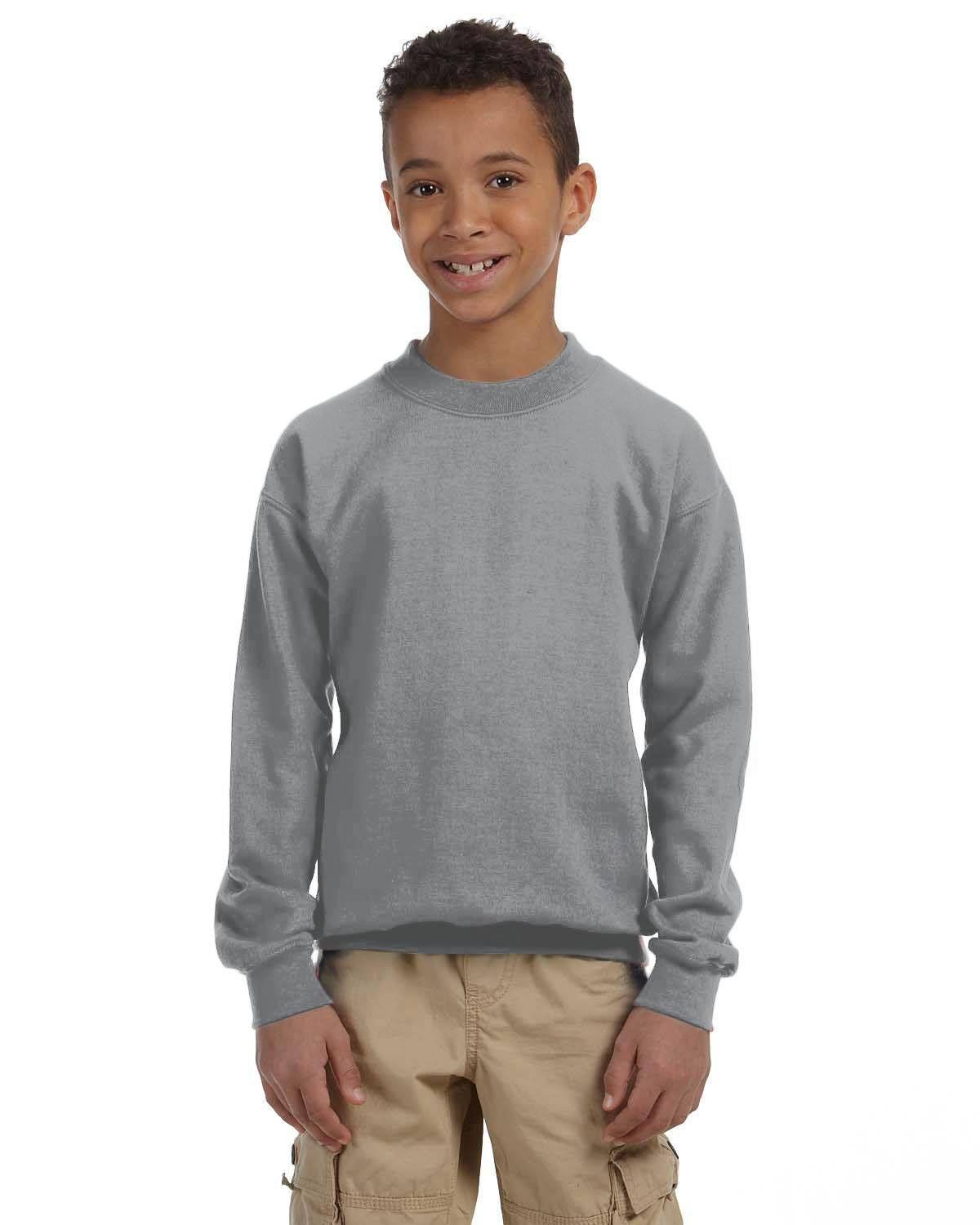 Gildan Youth Heavy Blend 13.3 oz./lin. yd., 50/50 Fleece Crew | G180B - Image 6