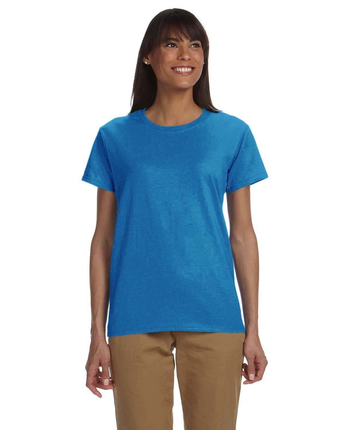 Gildan Ladies' Ultra Cotton 10 oz./lin. yd. T-Shirt | G200L - Image 8